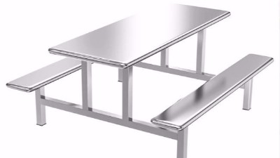 详谈：食堂6人不锈钢餐桌椅